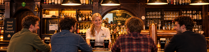 Bar im Dubliner Irish Pub Erfurt