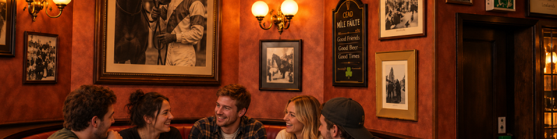 Jockey Club im Dubliner Erfurt – hinterer Bereich